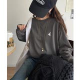 後ろ姿も、抜かりなく。胸刺繍 シルケット素材 ゆったりシルエット | Classical Elf | 詳細画像30