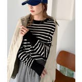 ニットのぬくもりに、少しのアクセント。前後2wayヘンリーネックニットプルオーバ… | Classical Elf | 詳細画像17