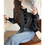 ニットのぬくもりに、少しのアクセント。前後2wayヘンリーネックニットプルオーバ… | Classical Elf | 詳細画像18