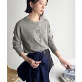 ニットのぬくもりに、少しのアクセント。前後2wayヘンリーネックニットプルオーバ… | Classical Elf | 詳細画像30