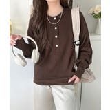 ニットのぬくもりに、少しのアクセント。前後2wayヘンリーネックニットプルオーバ… | Classical Elf | 詳細画像37