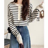 ニットのぬくもりに、少しのアクセント。前後2wayヘンリーネックニットプルオーバ… | Classical Elf | 詳細画像42