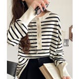 ニットのぬくもりに、少しのアクセント。前後2wayヘンリーネックニットプルオーバ… | Classical Elf | 詳細画像49