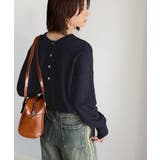 ニットのぬくもりに、少しのアクセント。前後2wayヘンリーネックニットプルオーバ… | Classical Elf | 詳細画像67