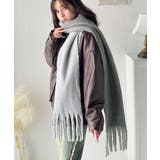 顔まわりに華やぎをプラス♪ バイカラー起毛マフラー | Classical Elf  | 詳細画像8