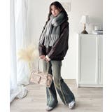 顔まわりに華やぎをプラス♪ バイカラー起毛マフラー | Classical Elf  | 詳細画像9