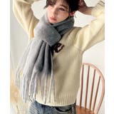 顔まわりに華やぎをプラス♪ バイカラー起毛マフラー | Classical Elf  | 詳細画像11