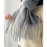 顔まわりに華やぎをプラス♪ バイカラー起毛マフラー | Classical Elf  | 詳細画像13