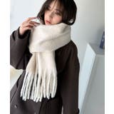 顔まわりに華やぎをプラス♪ バイカラー起毛マフラー | Classical Elf  | 詳細画像5