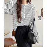 シンプルだからこそ、こだわりたい。シルケット加工ドット釦ヘンリーTシャツ（長袖） | Classical Elf  | 詳細画像8 