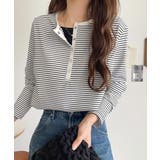 シンプルだからこそ、こだわりたい。シルケット加工ドット釦ヘンリーTシャツ（長袖） | Classical Elf  | 詳細画像12 