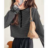 ブラックボーダー | シンプルだからこそ、こだわりたい。シルケット加工ドット釦ヘンリーTシャツ（長袖） | Classical Elf 