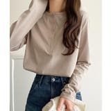 シンプルだからこそ、こだわりたい。シルケット加工ドット釦ヘンリーTシャツ（長袖） | Classical Elf  | 詳細画像35 