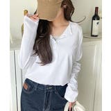 シンプルだからこそ、こだわりたい。シルケット加工ドット釦ヘンリーTシャツ（長袖） | Classical Elf  | 詳細画像3 