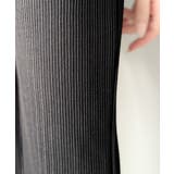 ゆるっとラクして、美脚見え♪ランダムリブ 裾メロウ ストレート イージーパンツ | Classical Elf  | 詳細画像44 