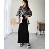 縦ラインでほっそり見え、毎日頼れる美人スカート。”美”シルエットリブスカート | Classical Elf  | 詳細画像6 