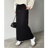 縦ラインでほっそり見え、毎日頼れる美人スカート。”美”シルエットリブスカート | Classical Elf  | 詳細画像7 