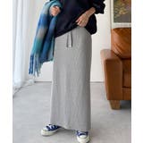 縦ラインでほっそり見え、毎日頼れる美人スカート。”美”シルエットリブスカート | Classical Elf  | 詳細画像10 