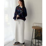 縦ラインでほっそり見え、毎日頼れる美人スカート。”美”シルエットリブスカート | Classical Elf  | 詳細画像19 