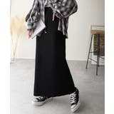 縦ラインでほっそり見え、毎日頼れる美人スカート。”美”シルエットリブスカート | Classical Elf  | 詳細画像1 