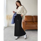 縦ラインでほっそり見え、毎日頼れる美人スカート。”美”シルエットリブスカート | Classical Elf  | 詳細画像3 