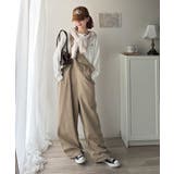 着回し力抜群♪リラックスシルエットで程よい抜け感◎胸刺繍ヘンリーネックトップス | Classical Elf  | 詳細画像13 