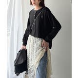 着回し力抜群♪リラックスシルエットで程よい抜け感◎胸刺繍ヘンリーネックトップス | Classical Elf  | 詳細画像15 