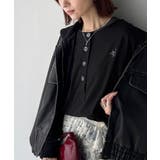 着回し力抜群♪リラックスシルエットで程よい抜け感◎胸刺繍ヘンリーネックトップス | Classical Elf  | 詳細画像16 