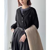 着回し力抜群♪リラックスシルエットで程よい抜け感◎胸刺繍ヘンリーネックトップス | Classical Elf  | 詳細画像19 