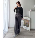 着回し力抜群♪リラックスシルエットで程よい抜け感◎胸刺繍ヘンリーネックトップス | Classical Elf  | 詳細画像21 