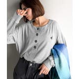 着回し力抜群♪リラックスシルエットで程よい抜け感◎胸刺繍ヘンリーネックトップス | Classical Elf  | 詳細画像26 