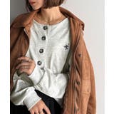 着回し力抜群♪リラックスシルエットで程よい抜け感◎胸刺繍ヘンリーネックトップス | Classical Elf  | 詳細画像34 