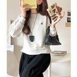 一枚でコーディネートが完成する優秀アイテム◎胸刺繍ドロスト裏起毛ドッキングワンピ… | Classical Elf  | 詳細画像17 