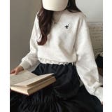 一枚でコーディネートが完成する優秀アイテム◎胸刺繍ドロスト裏起毛ドッキングワンピ… | Classical Elf  | 詳細画像19 