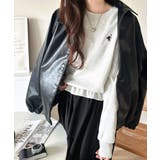 一枚でコーディネートが完成する優秀アイテム◎胸刺繍ドロスト裏起毛ドッキングワンピ… | Classical Elf  | 詳細画像20 