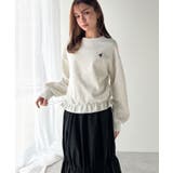 一枚でコーディネートが完成する優秀アイテム◎胸刺繍ドロスト裏起毛ドッキングワンピ… | Classical Elf | 詳細画像27
