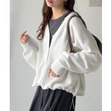 シルエット自在でお洒落も叶う。裾ドロストVネックニットカーディガン（長袖） | Classical Elf  | 詳細画像4 