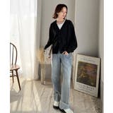 シルエット自在でお洒落も叶う。裾ドロストVネックニットカーディガン（長袖） | Classical Elf  | 詳細画像11 