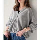 シルエット自在でお洒落も叶う。裾ドロストVネックニットカーディガン（長袖） | Classical Elf  | 詳細画像19 