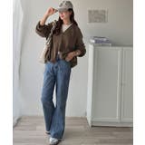 シルエット自在でお洒落も叶う。裾ドロストVネックニットカーディガン（長袖） | Classical Elf  | 詳細画像27 