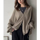 シルエット自在でお洒落も叶う。裾ドロストVネックニットカーディガン（長袖） | Classical Elf  | 詳細画像31 