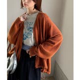 シルエット自在でお洒落も叶う。裾ドロストVネックニットカーディガン（長袖） | Classical Elf  | 詳細画像36 