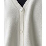 シルエット自在でお洒落も叶う。裾ドロストVネックニットカーディガン（長袖） | Classical Elf  | 詳細画像43 