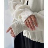 シルエット自在でお洒落も叶う。裾ドロストVネックニットカーディガン（長袖） | Classical Elf  | 詳細画像46 