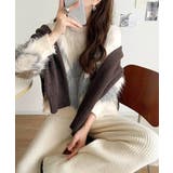 シンプルコーデに差をつける一着。長起毛アーガイル柄ニットプルオーバー | Classical Elf | 詳細画像9