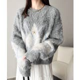 シンプルコーデに差をつける一着。長起毛アーガイル柄ニットプルオーバー | Classical Elf | 詳細画像14