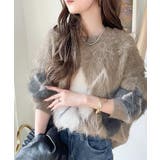 シンプルコーデに差をつける一着。長起毛アーガイル柄ニットプルオーバー | Classical Elf | 詳細画像32