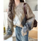 シンプルコーデに差をつける一着。長起毛アーガイル柄ニットプルオーバー | Classical Elf | 詳細画像34