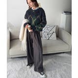 シンプルコーデに差をつける一着。長起毛アーガイル柄ニットプルオーバー | Classical Elf | 詳細画像37