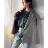 シンプルコーデに差をつける一着。長起毛アーガイル柄ニットプルオーバー | Classical Elf | 詳細画像41